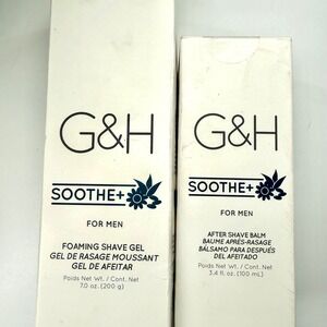 Amway G&H Soothe+ Shave Gel & After Shave Balm Men Set White Good Bundle READ